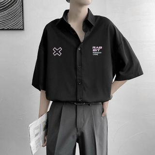 ÁO SƠ MI UNISEX TAY LỠ