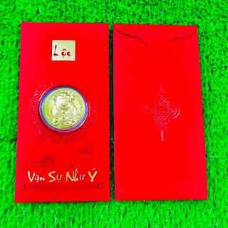 Bao Lì Xì LỘC ĐỒng Xu THẦN TÀI VIP LỘC-  SP007128