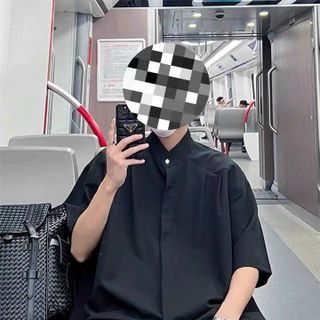 ÁO SƠ MI LỤA MANGO UNISEX TAY LỠ HOT
