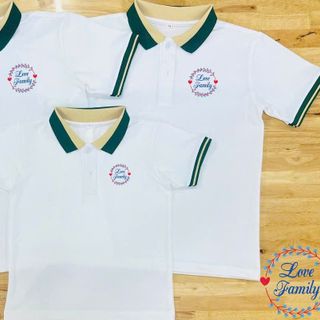 Áo thun poly thái phối viền đủ màu ( đủ size )