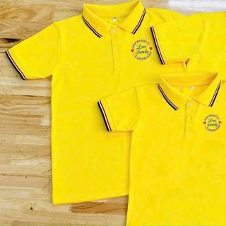 Áo thun poly thái phối viền đủ màu ( đủ size )
