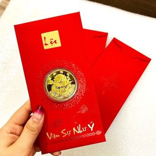 Bao lì xì LỘC Đồng Xu Con Rồng TQ - SP007130