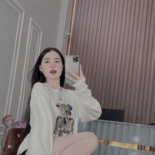 ÁO THUN NỈ TAY DÀI NAM NỮ, CẶP ĐÔI THÊU GẤU HK