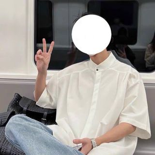 ÁO SƠ MI LỤA MANGO UNISEX TAY LỠ HOT
