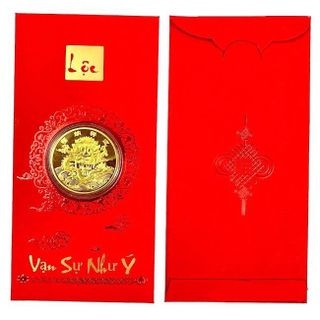 Bao lì xì LỘC Đồng Xu Con Rồng TQ - SP007130