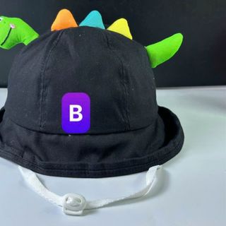Mũ bucket trẻ em đính khủng long CQ