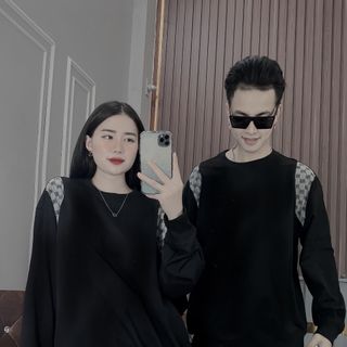 ÁO DÀI TAY NAM, NỮ, CẶP ĐÔI HK, ÁO NỈ THU ĐÔNG