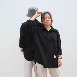 ÁO SƠ MI NHUNG TĂM UNISEX NAM NỮ