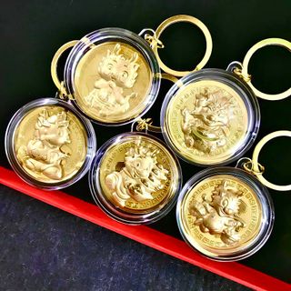 Móc Khoá Đồng Xu Con Rồng Cute - SP007098