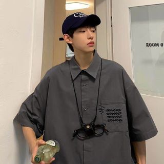 ÁO SƠ MI NAM NỮ UNISEX TAY LỠ