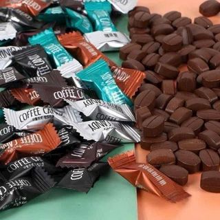 KẸO CÀ PHÊ MIX 8 VỊ, DÒNG KẸO CAO CẤP CHUẨN ĐÀI LOAN 500G - WINNIE HOUSE