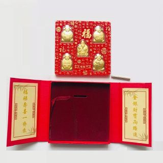 Bộ Ngũ Phúc - PHÚC LỘC THỌ TÀI HỶ Mạ Vàng 24k