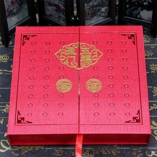 Bộ Ngũ Phúc - PHÚC LỘC THỌ TÀI HỶ Mạ Vàng 24k