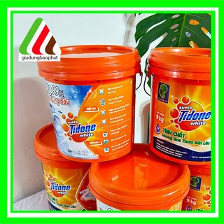 Bột Giặt Xô 9kg - Tidone Tinh Chất Hương Hoa Thơm Bền Lâu