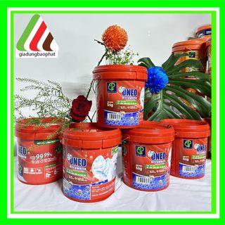 BỘT GIẶT XÔ 5KG ONEO - TẨY SẠCH ĐẾN 99% VẾT BẨN CỨNG ĐẦU