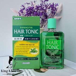 (Có Tặng Bình Xịt) Dưỡng Tóc Giảm Gàu, Giảm Gãy Rụng Yanagiya Hair Tonic 240ml