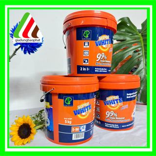 Bột Giặt Xô 5kg Super White - Tẩy Sạch Đến 99% Vết Bẩn Cứng Đầu