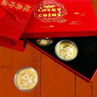 Hộp 5 đồng xu con Rồng - SP007096