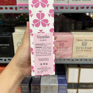 Nước Hoa Dầu Thơm Nữ Ventilo Paris Màu Hồng 100ml EDP