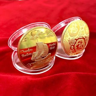 CẶP XU ÚC HÌNH RỒNG KHÔNG HỘP - SP005029