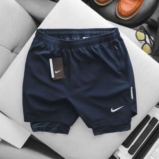 Short Ni3ke xi giãn runing 2 lớp. Lớp lưới bên trong mềm thoáng mát, co giãn 4c, 2 túi khoá kéo. Phụ liệu hãng