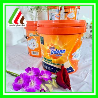 Bột Giặt Xô 5kg - Tidone Tinh Chất Hương Hoa Thơm Bền Lâu
