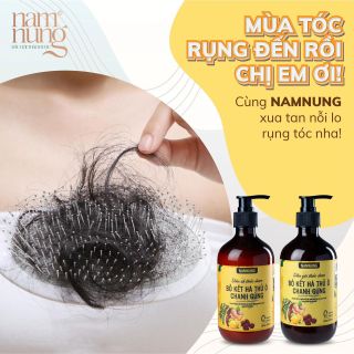 Bộ dầu gội xả thảo dược NamNung 500ml/Chai