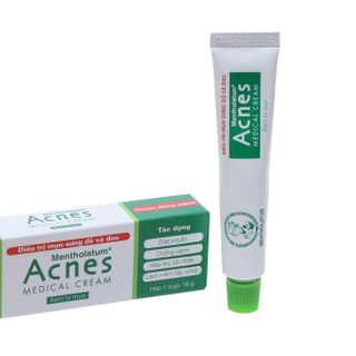Kem Acnes Medical Cream ngừa mụn sưng đỏ, tái tạo da tuýp 18g