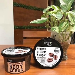 Tẩy Da Chết Toàn Thân Organic Hương Cà Phê 250m