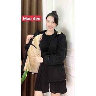 Áo gió nữ lót lông cừu mẫu đẹp