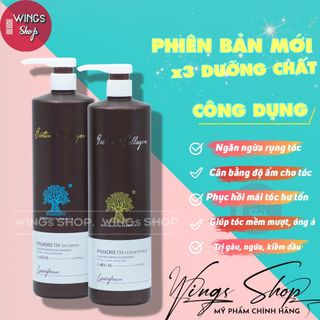 ( Hàng Công Ty ) Cặp Gội Xả Biotin Collagen 500ml-1000ml | Wings Shop