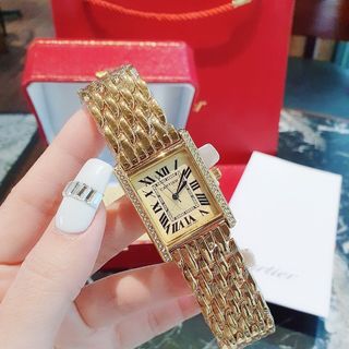 ĐỒNG HỒ CẶP THỜI TRANG CA.TIER CHỮ NHẬT