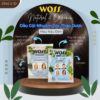 Gội nhuộm thảo dược Woss