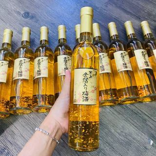 Rượu mơ vẩy vàng Kikkoman chai 500ml