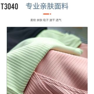 Crop tăm gân LULU mút ép rất cao cấp,mới nhất 2023 6 màu- ML