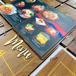 In menu nhà hàng quán nhậu giá bình dẫn - Free thiết kế theo yêu cầu mẫu mã đa dạng