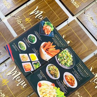 In menu nhà hàng quán nhậu giá bình dẫn - Free thiết kế theo yêu cầu mẫu mã đa dạng