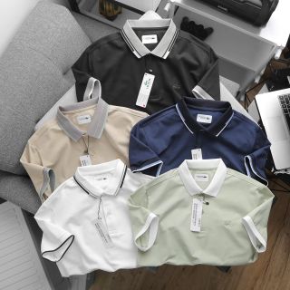 Áo thun polo nam chất cotton cá sấu, áo thun cổ bẻ nam cao cấp, chất cotton cá sấu mền mịn - size từ 55kg - 85kg