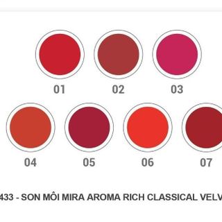 Son Môi Mira Aroma Rich Classical Velvet Mềm Mịn C433