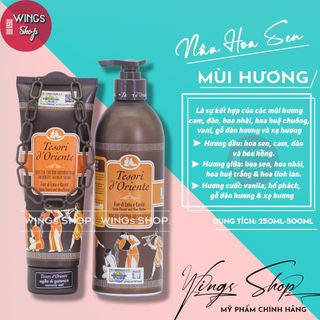 ( Hàng Công Ty ) Sữa Tắm Xích  Tesori D’Oriente Cao cấp Italia 250ML-500ML | Wings Shop