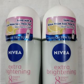 [CHÍNH HÃNG] Lăn khử mùi Nivea Extra Brightening 50ml Sáng mịn Giảm thâm giá sỉ