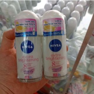 [CHÍNH HÃNG] Lăn khử mùi Nivea Extra Brightening 50ml Sáng mịn Giảm thâm