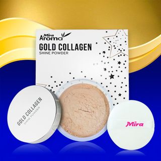 Phấn Phủ Mira Aroma Gold Collagen Shine Powder 18g C482 giá sỉ