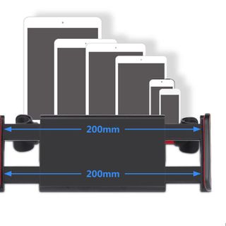 Giá đỡ IPAD trên ô tô, treo ghế sau, máy tính bảng. Giá kẹp điện thoại xe hơi. Chất liệu Hợp Kim + Nhựa ABS Nhẹ + Bền