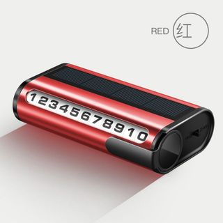 Bảng Số Điện Thoại Ô Tô cao cấp Có Đèn Led Cảm Ứng Dùng Năng Lương Mặt Trời Bằng Hợp Kim Dành Cho Mọi Loại Xe