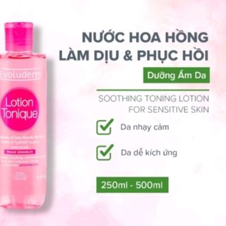 [CHÍNH HÃNG] Nước hoa hồng Evoluderm 250ml Pháp