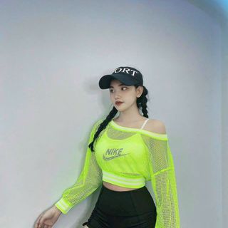 Crop lưới sọc f221 3 màu size ml mới nhất 2023 Thể Thao cao cấp Siêu Đẹp Giá Sỉ,