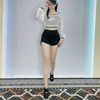 Crop lưới sọc f221 3 màu size ml mới nhất 2023 Thể Thao cao cấp Siêu Đẹp Giá Sỉ,