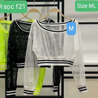 Crop lưới sọc f221 3 màu size ml mới nhất 2023 Thể Thao cao cấp Siêu Đẹp Giá Sỉ,