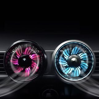 Quạt đèn led mini cho ô tô
